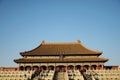 The Hall of Supreme Harmony in the Forbidden city Royalty Free Stock Photo