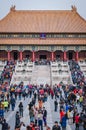 Hall of Supreme Harmony, Forbidden City in Beijing Royalty Free Stock Photo