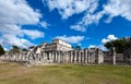 Hall of the Thousand Pillars - Columns at Chichen Itza, Mexico