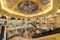 Hall of Venetian Macao hotel and casino resort in Macau Royalty Free Stock Photo