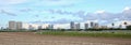 Hallandale Beach skyline at dusk