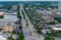 Hallandale City and its Boulevard Royalty Free Stock Photo