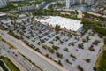 Aerial image Hallandale Beach FL Walmart