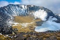 Hallasan mountain volcanic crater at Jeju