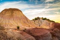 Hallett Cove landscape at sunset Royalty Free Stock Photo