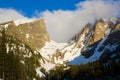 Hallett Peak and Flattop Peak in Rocky Mountain National Park