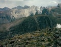 From Hallett Peak in the Front Range, Continental Divide, Rocky Mountain National Park, Colorado