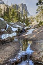 Hallett Peak Reflected in Tyndall Creek