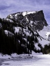 Hallett Peak in Winter