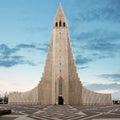 Hallgrimskirkja cathedral in reykjavik iceland