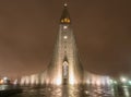 Hallgrimskirkja Cathedral in Reykjavik, Iceland