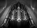 Hallgrimskirkja church organ in Reykjavik, Iceland