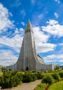 Hallgrimskirkja Lutheran parish church in Reykjavik, Iceland