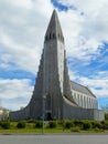 Hallgrimskirkja Lutheran parish church in Reykjavik, Iceland.