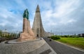 Hallgrimskirkja lutheran church in Reykjavik Iceland