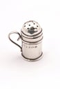 Hallmarked sterling silver pepper pot Royalty Free Stock Photo