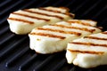 Halloumi cheese. Royalty Free Stock Photo