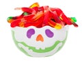 Hallowe'en Candy Bowl Royalty Free Stock Photo