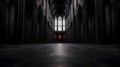 Within The Hallowed Halls Gothic Cathedral Royalty Free Stock Photo