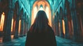 Within The Hallowed Halls Gothic Cathedral Royalty Free Stock Photo