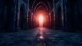 Within The Hallowed Halls Gothic Cathedral Royalty Free Stock Photo