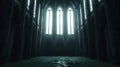 Within The Hallowed Halls Gothic Cathedral Royalty Free Stock Photo
