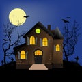 Halloweeen scene Royalty Free Stock Photo
