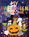 Halloween activity book cover for kdp