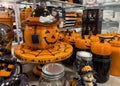 Halloween adornments for sale at the store