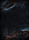 Halloween background with cobweb Royalty Free Stock Photo