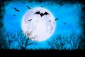 Halloween banner background Royalty Free Stock Photo