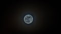 Halloween background. Full moon dark cloud sky at night Royalty Free Stock Photo