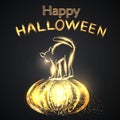 Halloween Background. Greeting card