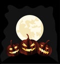 Halloween Background vector illustration Royalty Free Stock Photo