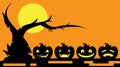 Halloween background vector