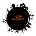 Halloween background for your design. Royalty Free Stock Photo