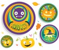 Halloween badges