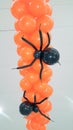 Halloween balloon spider symbol holidays decoration and party
