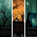 Halloween banners Royalty Free Stock Photo