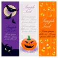 Halloween banners Royalty Free Stock Photo