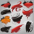 Halloween banners collection. Royalty Free Stock Photo