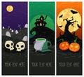 Halloween Banners Royalty Free Stock Photo