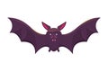 Halloween bat flying animal icon Royalty Free Stock Photo