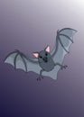 Halloween bat in the night sky