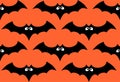 Halloween bat seamless pattern