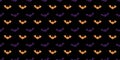 Halloween bats seamless repeat pattern vector background Royalty Free Stock Photo