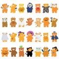 Halloween bears Royalty Free Stock Photo