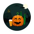 Halloween beer party.