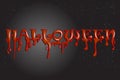 Halloween bloody word party background