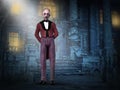 Halloween Butler, Haunted House, Mansion Royalty Free Stock Photo